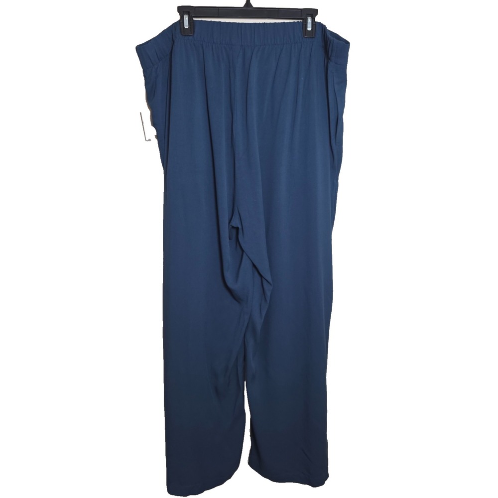 Old Navy Women's High-Waisted Playa Wide-Leg Pants In The Navy Blue Size XXL NWT - Picture 4 of 6